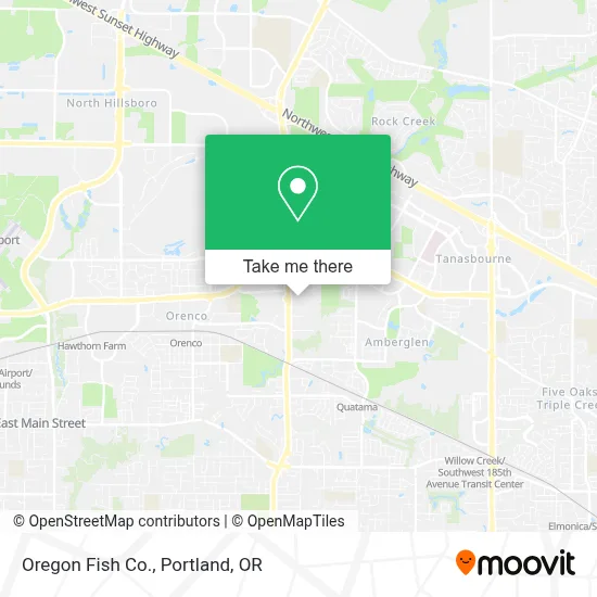 Oregon Fish Co. map