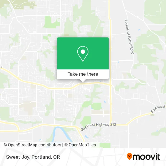 Sweet Joy map