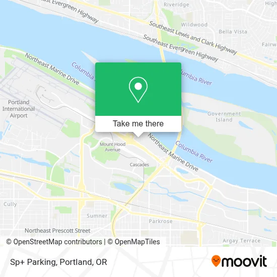 Sp+ Parking map