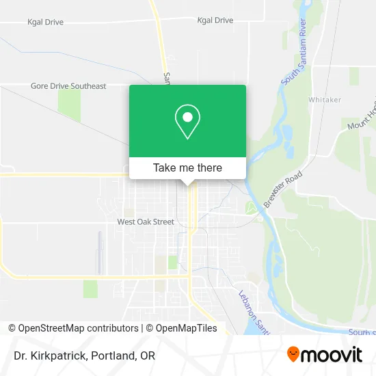 Dr. Kirkpatrick map