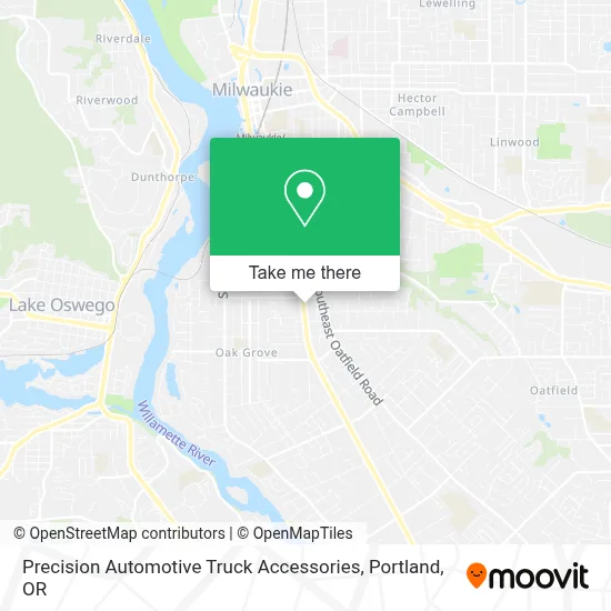 Precision Automotive Truck Accessories map