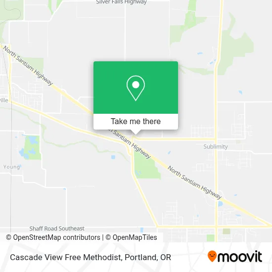 Cascade View Free Methodist map