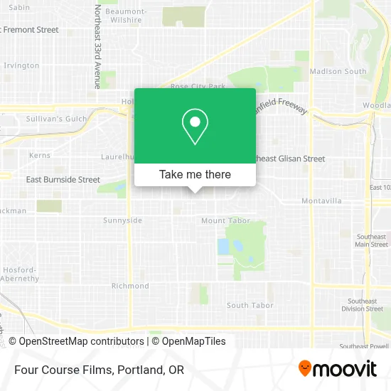 Four Course Films map