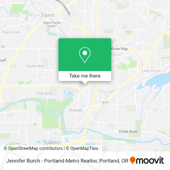 Jennifer Burch - Portland-Metro Realtor map