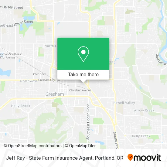 Jeff Ray - State Farm Insurance Agent map