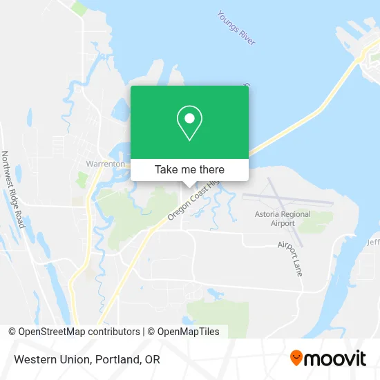 Western Union map