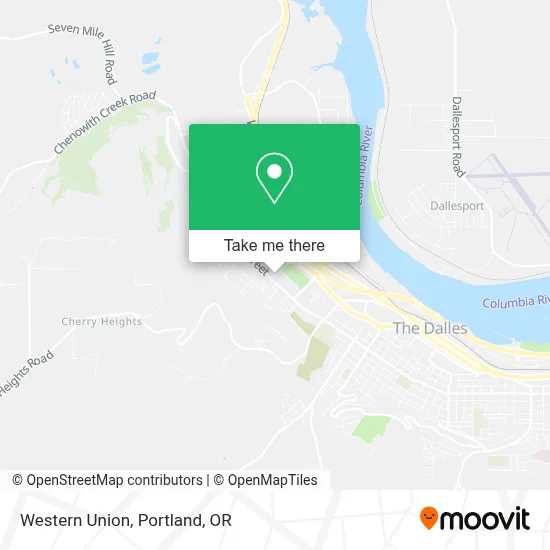 Western Union map