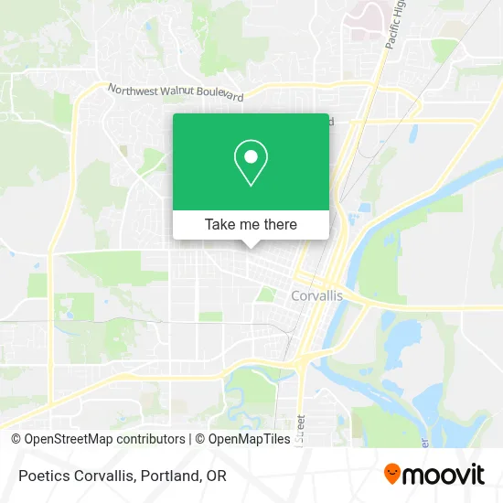 Poetics Corvallis map