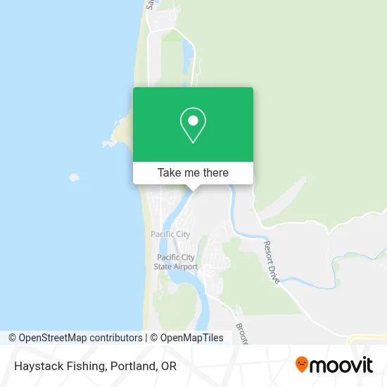 Haystack Fishing map