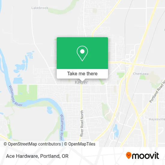 Ace Hardware map