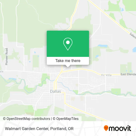 Walmart Garden Center map