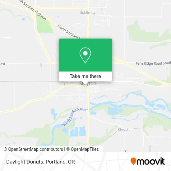Daylight Donuts map
