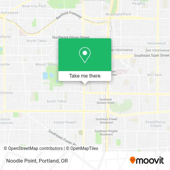 Noodle Point map