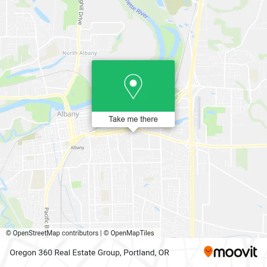 Oregon 360 Real Estate Group map