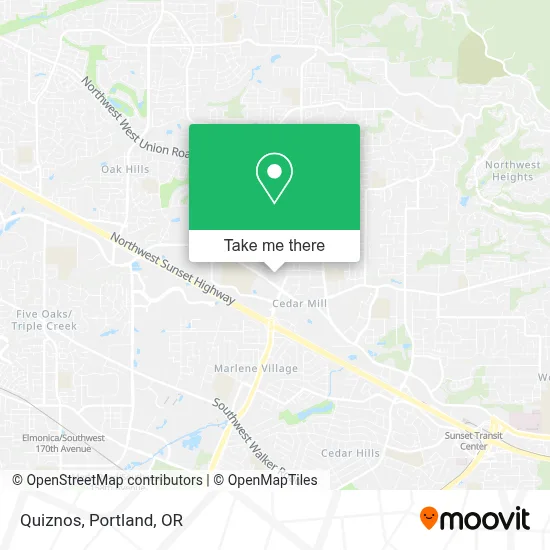 Quiznos map