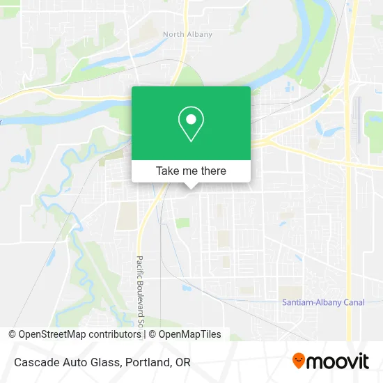 Cascade Auto Glass map