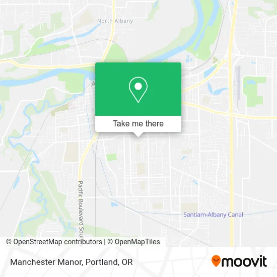 Manchester Manor map