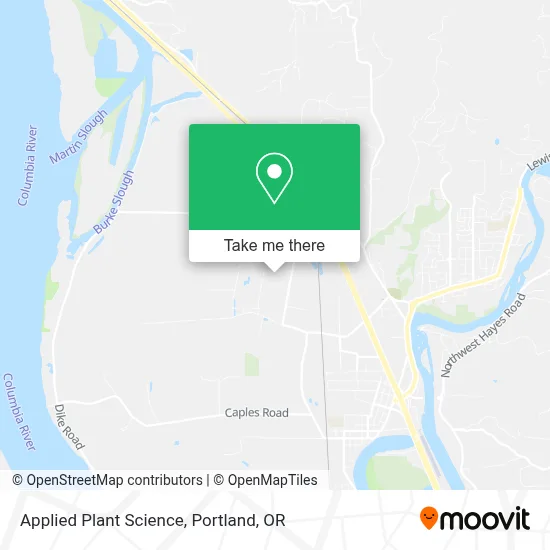 Applied Plant Science map