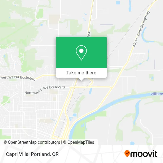 Capri Villa map