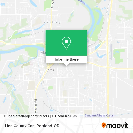 Linn County Can map
