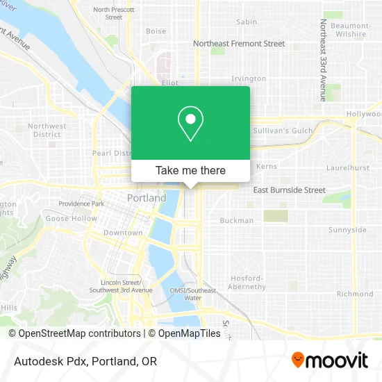 Autodesk Pdx map