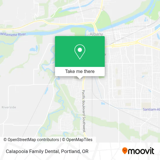 Calapooia Family Dental map