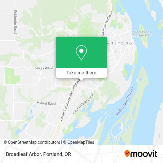 Broadleaf Arbor map