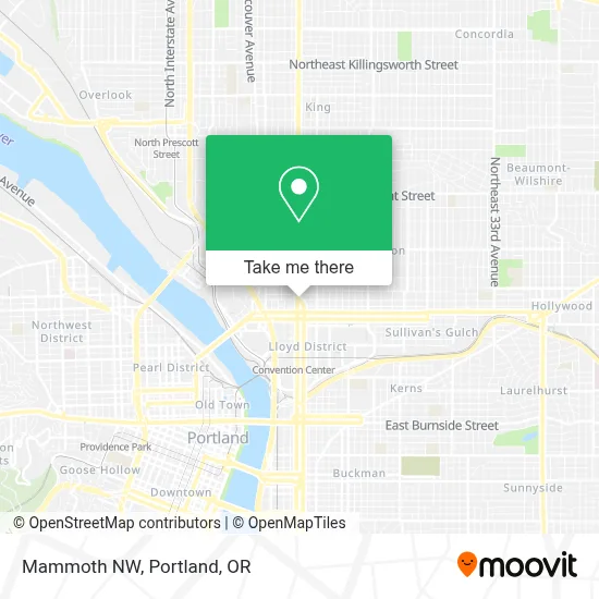 Mammoth NW map