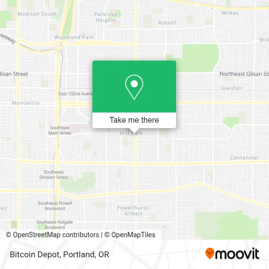 Bitcoin Depot map
