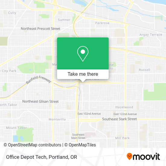 Office Depot Tech map