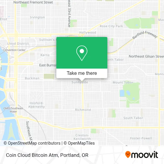Coin Cloud Bitcoin Atm map