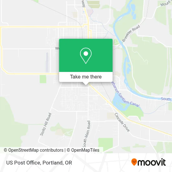 US Post Office map