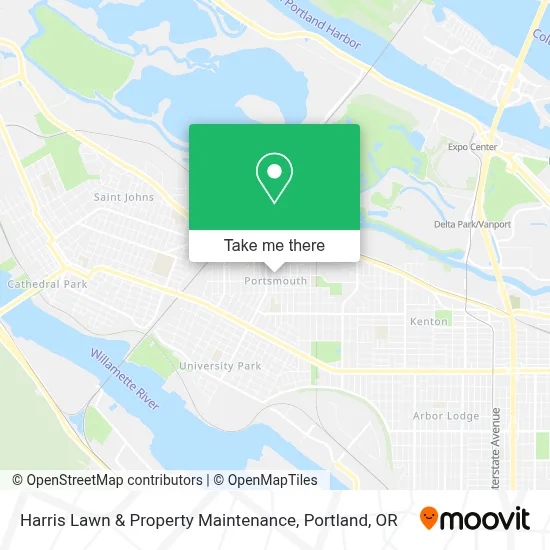 Harris Lawn & Property Maintenance map