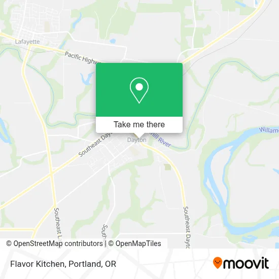 Flavor Kitchen map