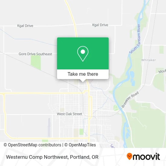 Westernu Comp Northwest map