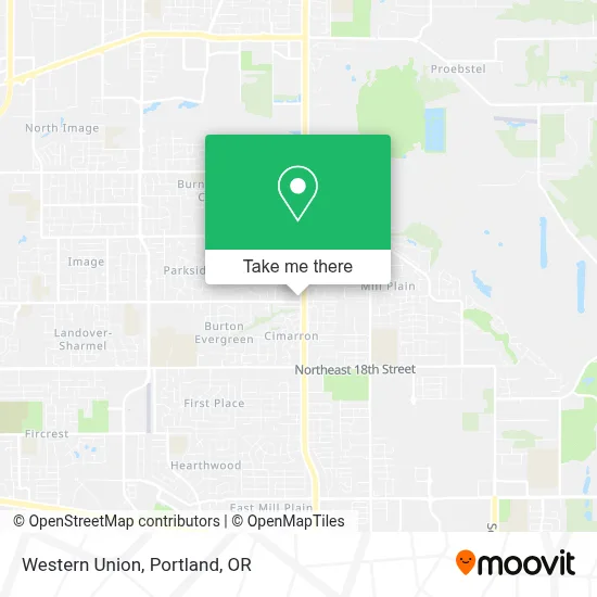 Western Union map