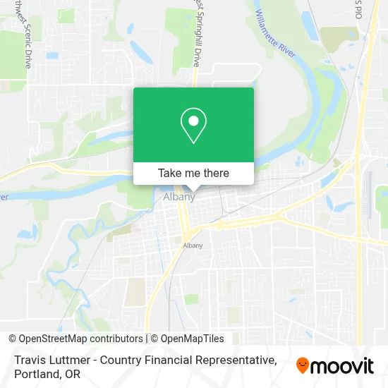 Travis Luttmer - Country Financial Representative map