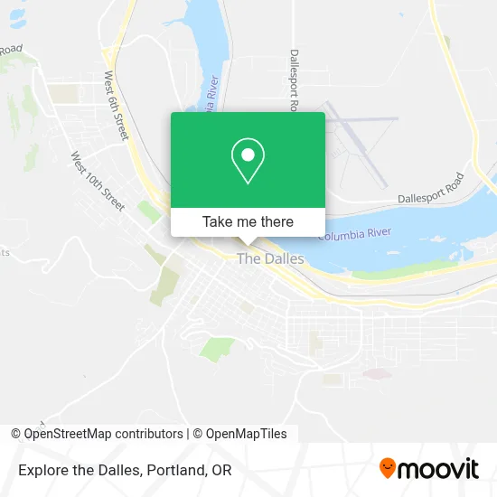 Explore the Dalles map