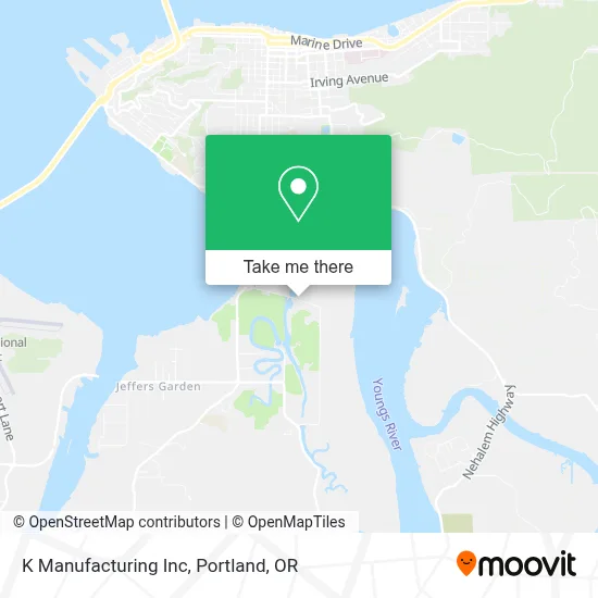 K Manufacturing Inc map