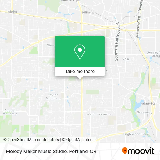 Melody Maker Music Studio map