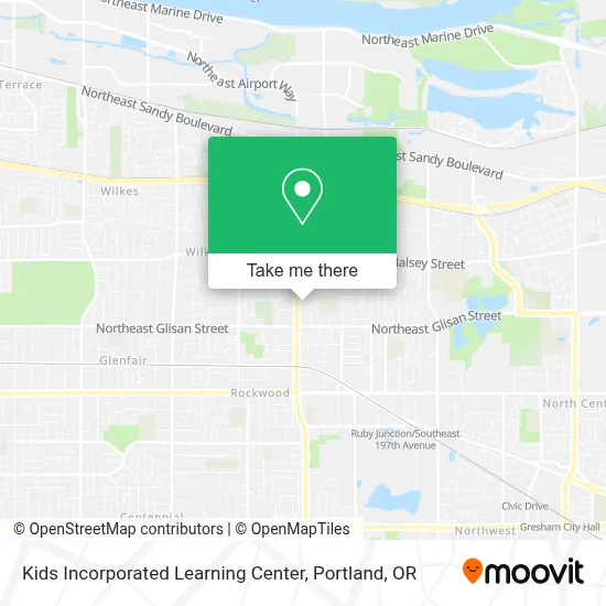 Kids Incorporated Learning Center map