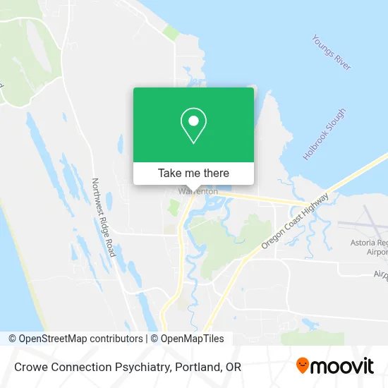 Crowe Connection Psychiatry map