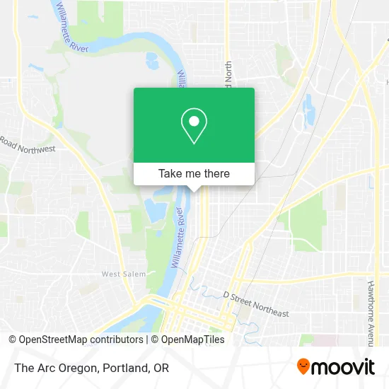 The Arc Oregon map