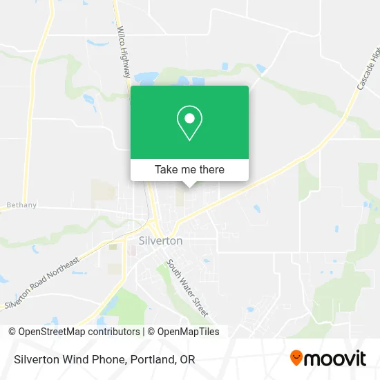 Silverton Wind Phone map