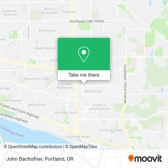 John Bachofner map