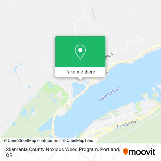 Skamania County Noxious Weed Program map