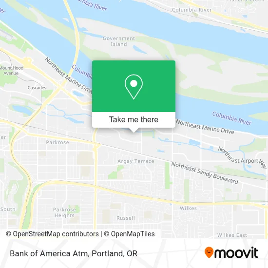 Bank of America Atm map