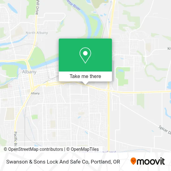 Swanson & Sons Lock And Safe Co map
