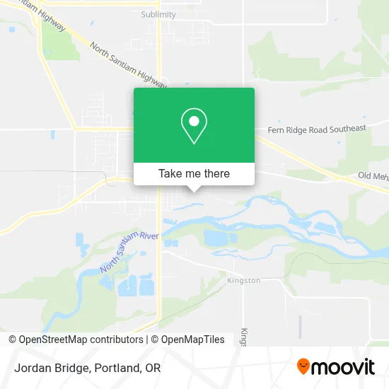 Jordan Bridge map