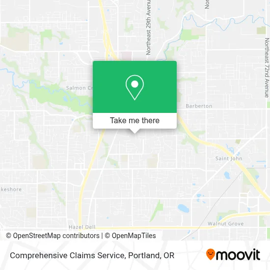 Comprehensive Claims Service map
